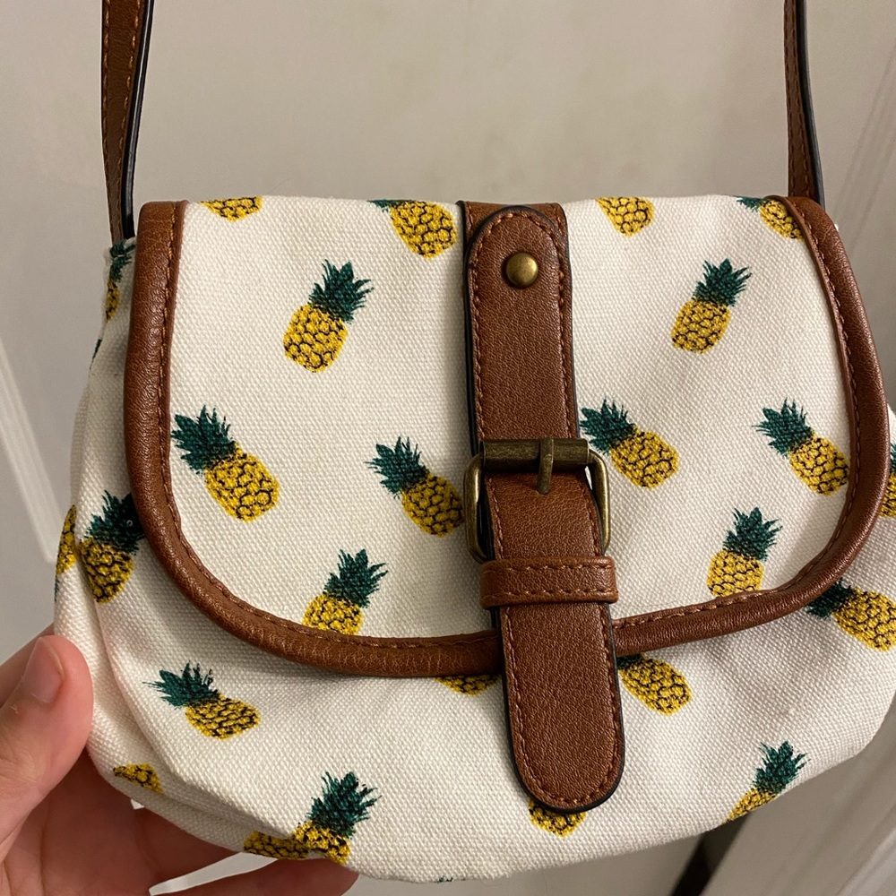 Pineapple crossbody purse